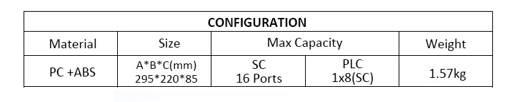 Fiber Optical Equipment 16 Cores FTTH Fiber Optic Distribution FTTH Box