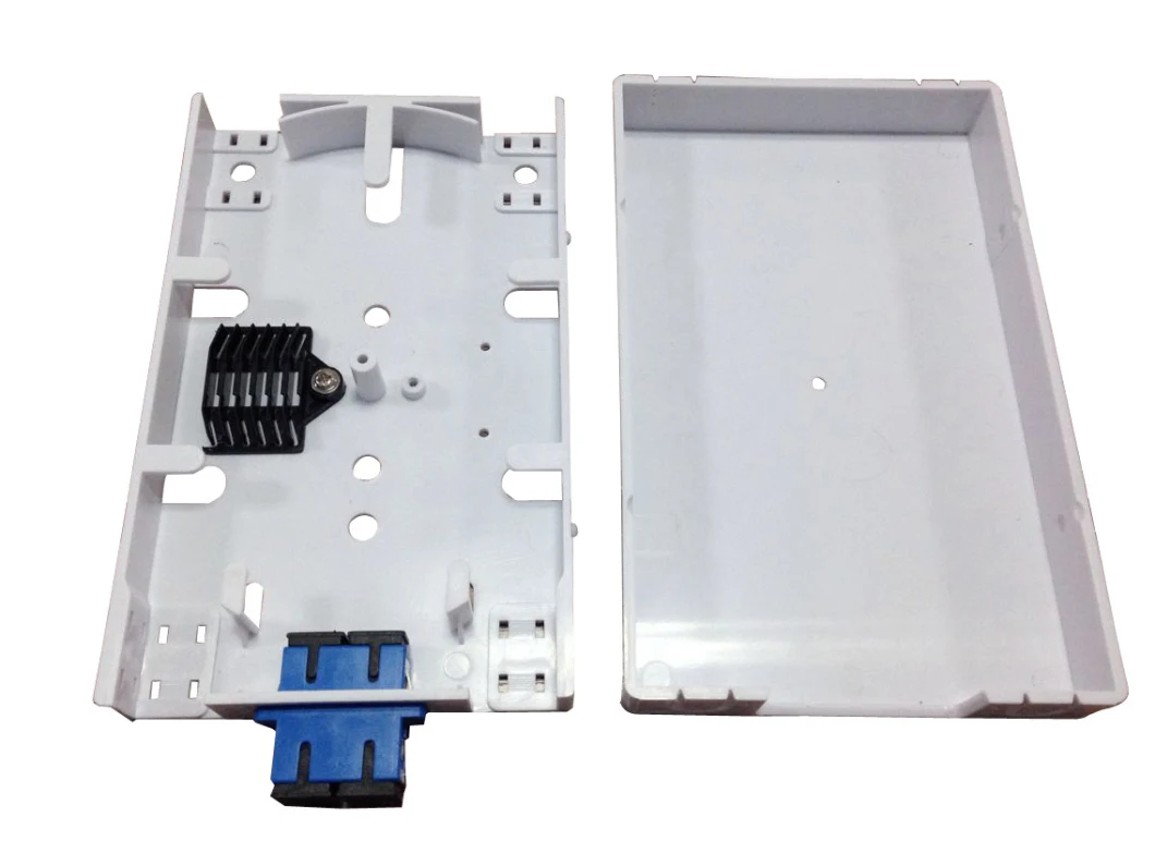 Fiber Optic Indoor Wall Mount Termination Box 2 Sc Ports