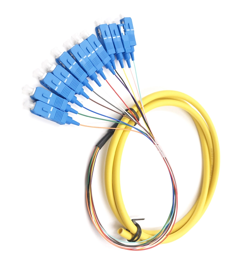 SC/PC Sm 9/125 Distribution Fiber Optic Pigtail