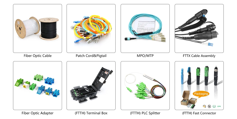 Indoor/Outdoor 8 16 24 Cores/Ports ABS Fdb Nap FTTH Wall Mount Splitter Mini Plastic Box Fiber Optic/Optical Cable Distribution Terminal Box