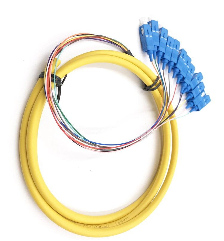 SC/PC Sm 9/125 Distribution Fiber Optic Pigtail