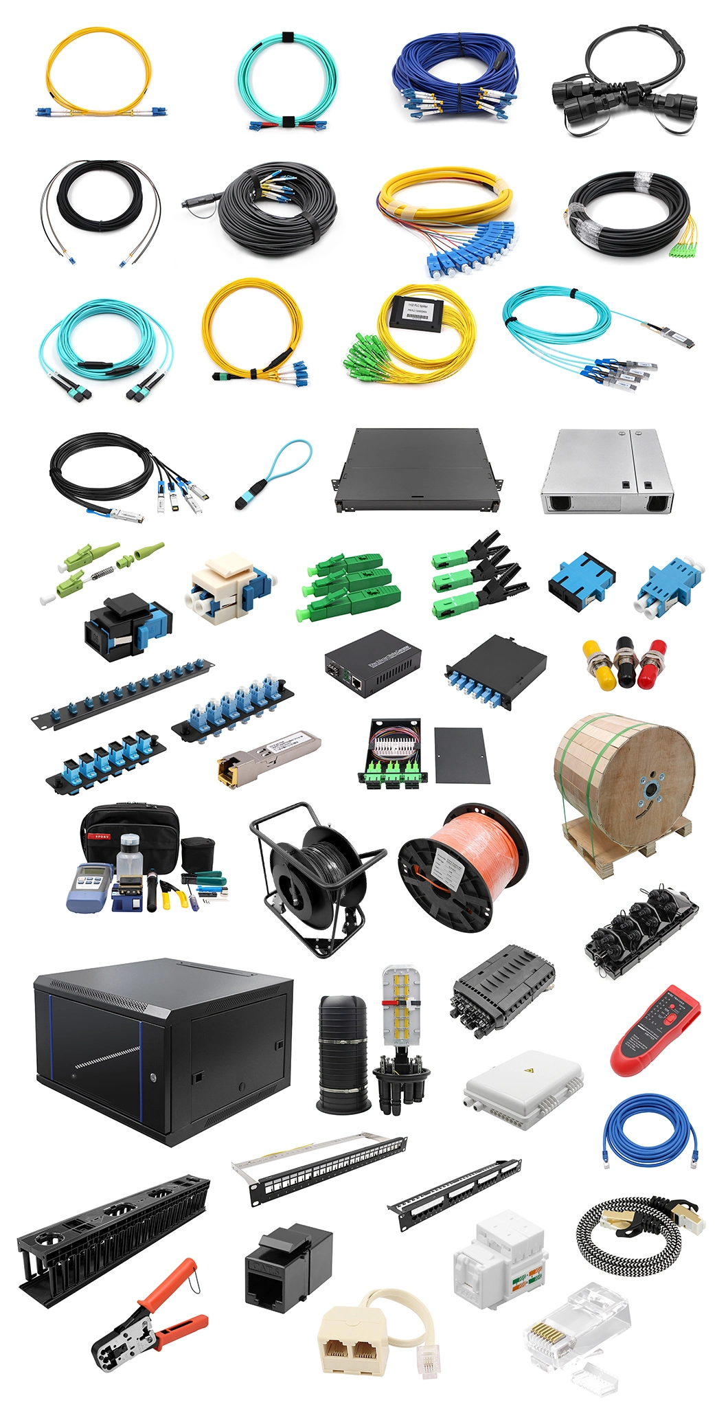 Factory Price FTTA Indoor/Outdoor Optical Fiber Cable Round Far Transmission Used in Wireless Base Station Cabling