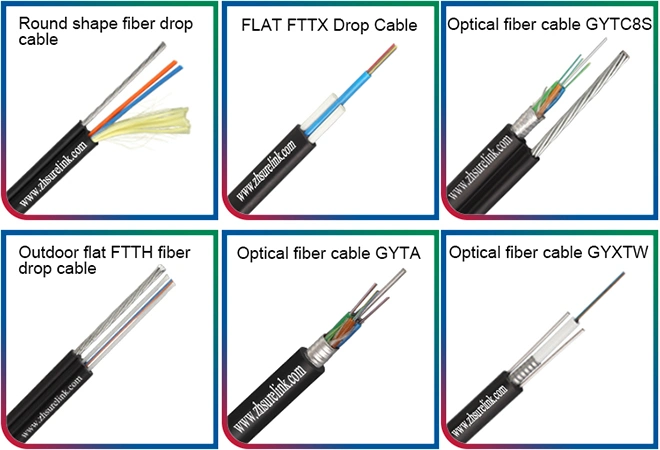 Surelink 20years GYTA Factory Outdoor Duct Armored Cable Fiber Cable GYTA 24core 36core 48core Fiber Optic Cable GYTA