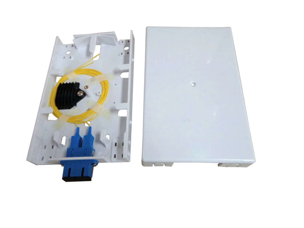 Fiber Optic Indoor Wall Mount Termination Box 2 Sc Ports