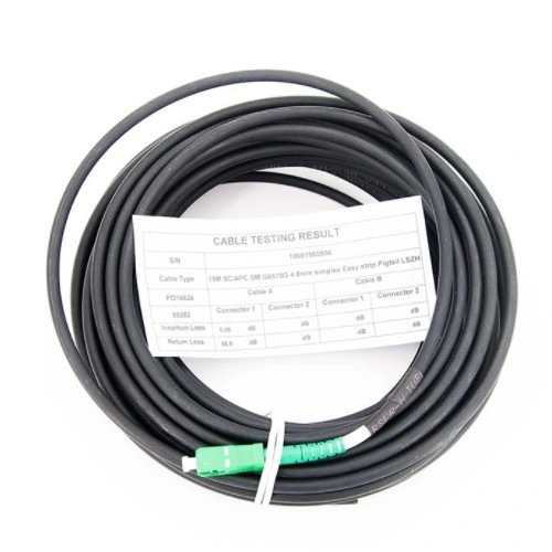 Ut-King Sc Upc/APC 12 Core Fiber Optic Pigtail Sm Simplex 1.5m Optical Fiber Pigtail /Cord Cable