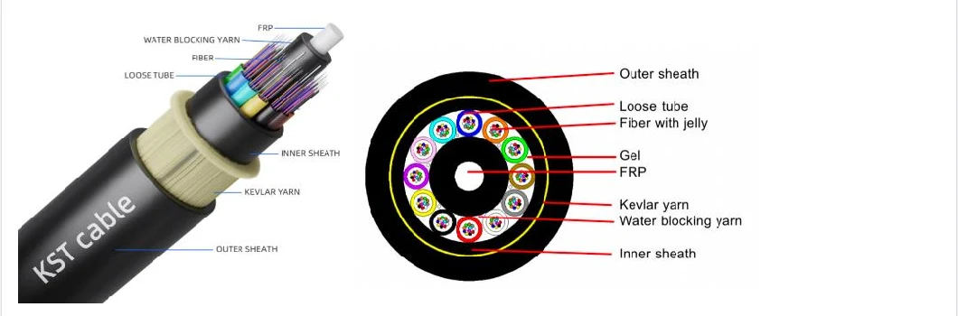 Manufacturing Gcabling Fiber Optical Cable FTTH Outdoor GYXTW GYTS GYTA Gyfta ADSS 12 24 48 Core Fibra Optica Cable Fiber Optic Cable