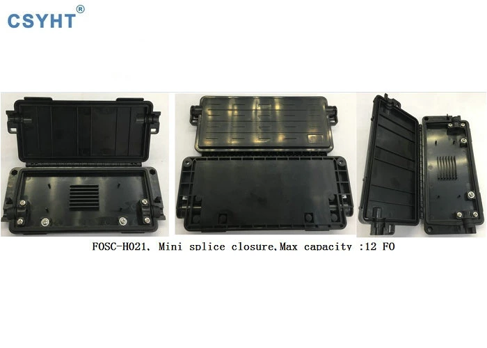 Mini Size for 6 to 12 Fibers in-Line Enclosure for FTTX FTTH Ftta Box