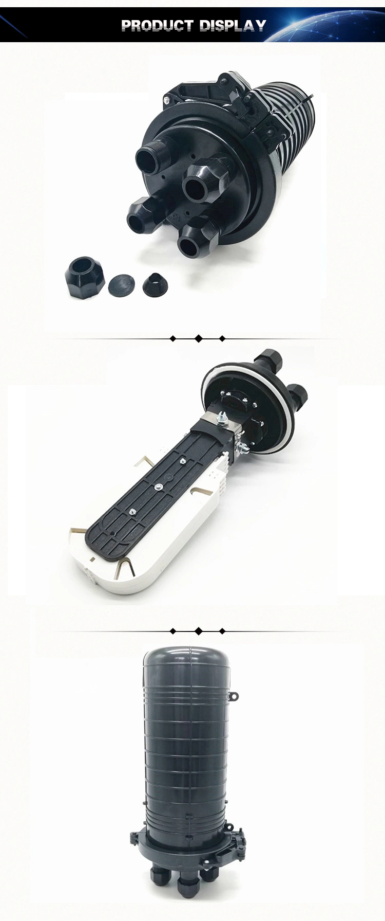 High Quality CE Outdoor Optical Junction Box Wall Mount Protect FTTH Joint Box Fiber Optic Splice Closure