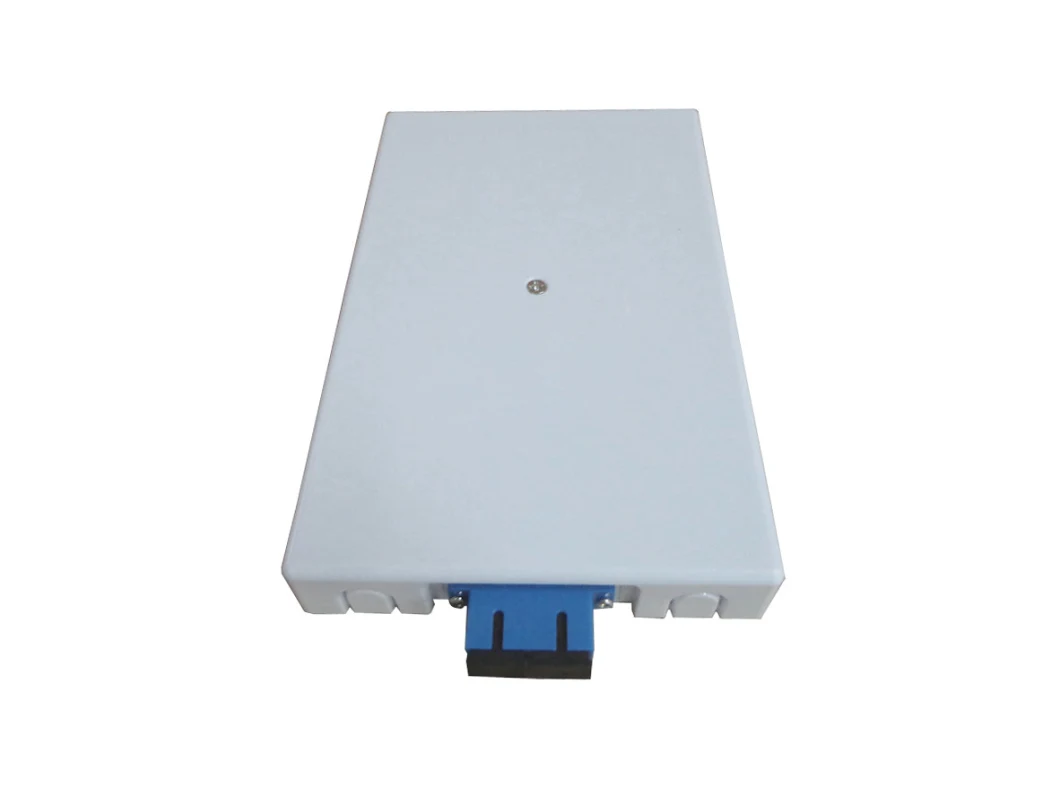 Fiber Optic Indoor Wall Mount Termination Box 2 Sc Ports