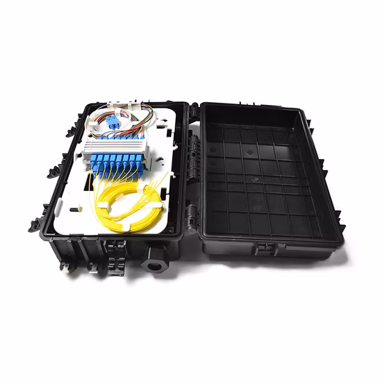 Intérieur/extérieur 1 2 4 6 8 16 24 cœurs/ports ABS Fdb Nap SMC FTTH Ftta répartiteur mural Mini boîte en plastique fibre optique/câble optique boîte à bornes de distribution