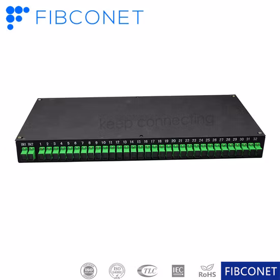 Panneau de brassage FTTH 48 ports Unité ODF de type fixe Sc/LC/St/FC Panneau de brassage à fibre optique Fo ODF monté en rack de 19 pouces