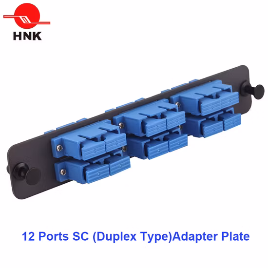 24 ~ 48 cœurs 19" 1u/2u Fibre optique Rack Mount Patch Panel ODF